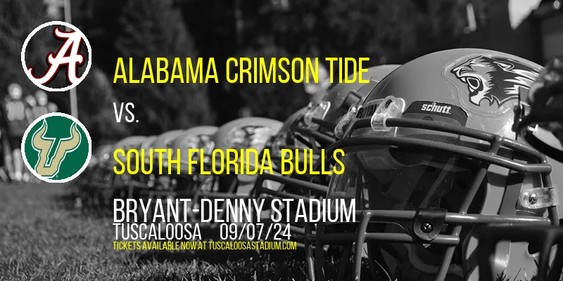 Alabama Crimson Tide vs. South Florida Bulls at Bryant-Denny Stadium