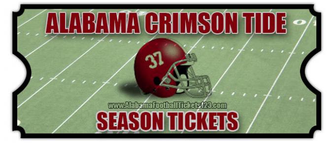 2020 Alabama Crimson Tide Football Season Tickets (Includes Tickets To All Regular Season Home Games)